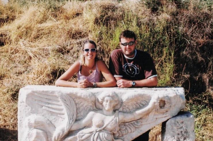 Pat and Vanessa Coughlan travelling in Turkey in 2003, the year before returning home to start the business